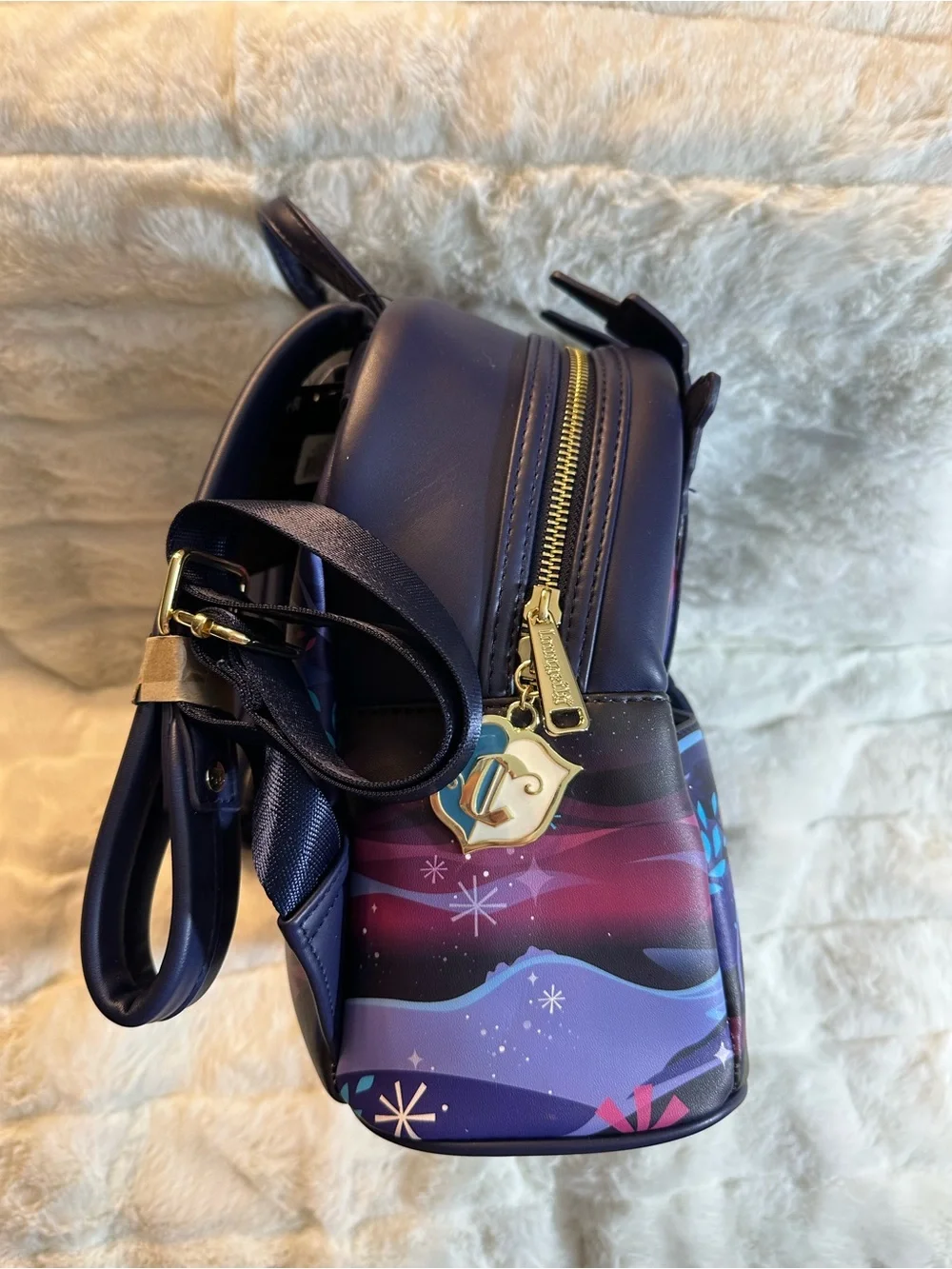 NWT Disney Cinderella Castle Loungefly Mini Backpack - Picture 5 of 5